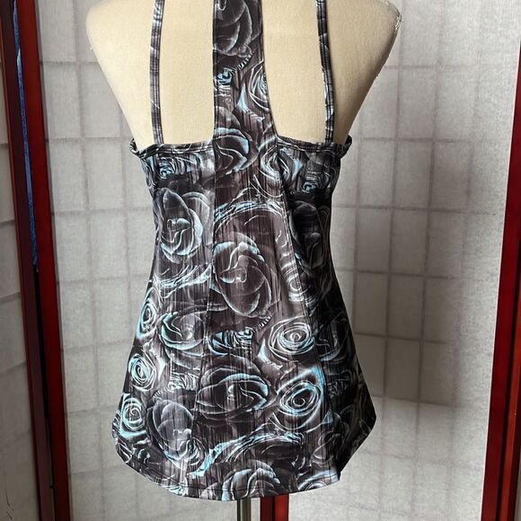 Marina Tec Dry-Wik Athletic Racerback Tank top w/Floral Design (S) - Picture 8 of 10